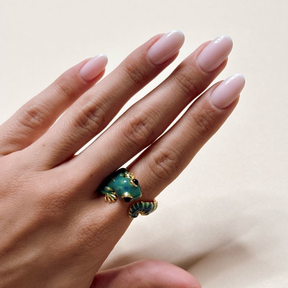Frog Ring S967 - Picture 4 of 4